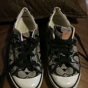 Coach Tie Up Sneakers size 7M